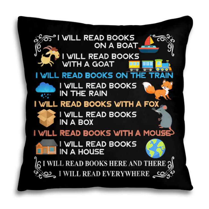 IWill Read Books On A Boat & Everywhere Reading Kids Pillowcase IWill Read Books On A Boat & Everywhere Reading Kids Pillowcase