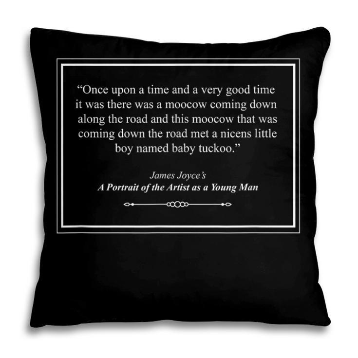 James Joyce Portrait Of The Artist As Young Man Book Quote Pillowcase James Joyce Portrait Of The Artist As Young Man Book Quote Pillowcase