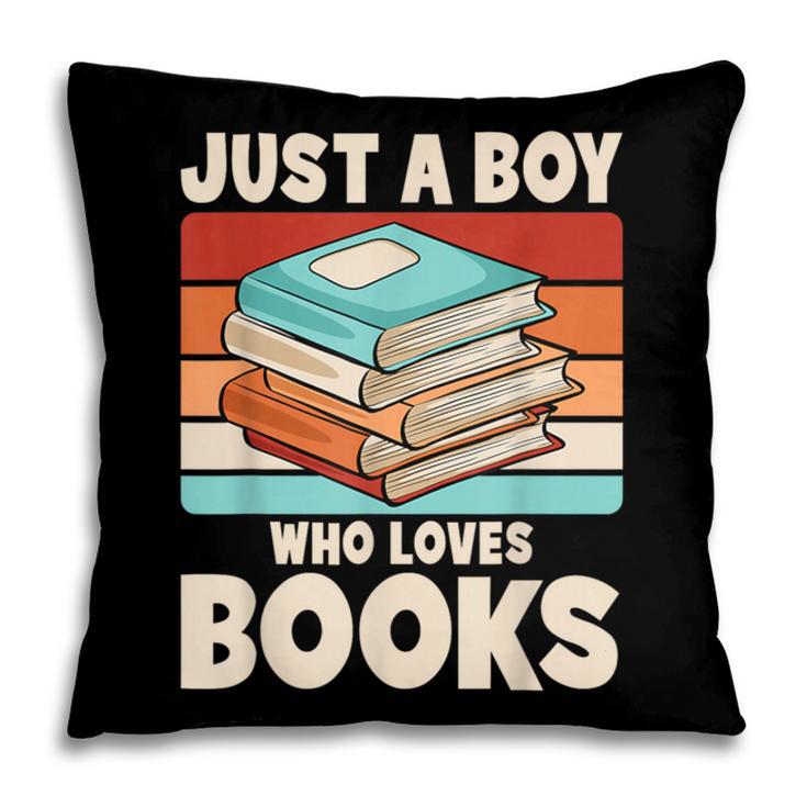 Just A Boy Who Loves Books Reading Bookworm Boys Kids Pillowcase Just A Boy Who Loves Books Reading Bookworm Boys Kids Pillowcase