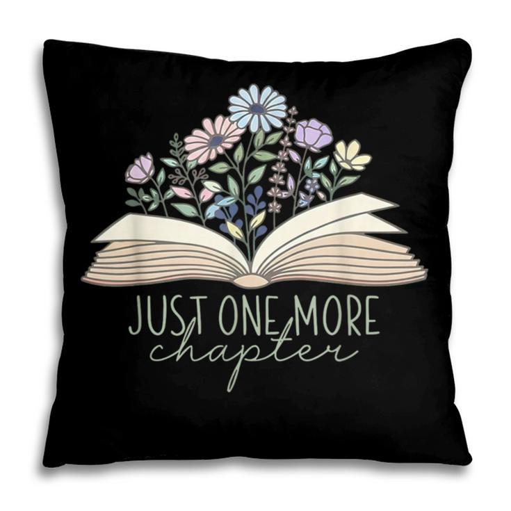 Just One More Chapter Floral Book Wildflower Aesthetic Art Pillowcase Just One More Chapter Floral Book Wildflower Aesthetic Art Pillowcase