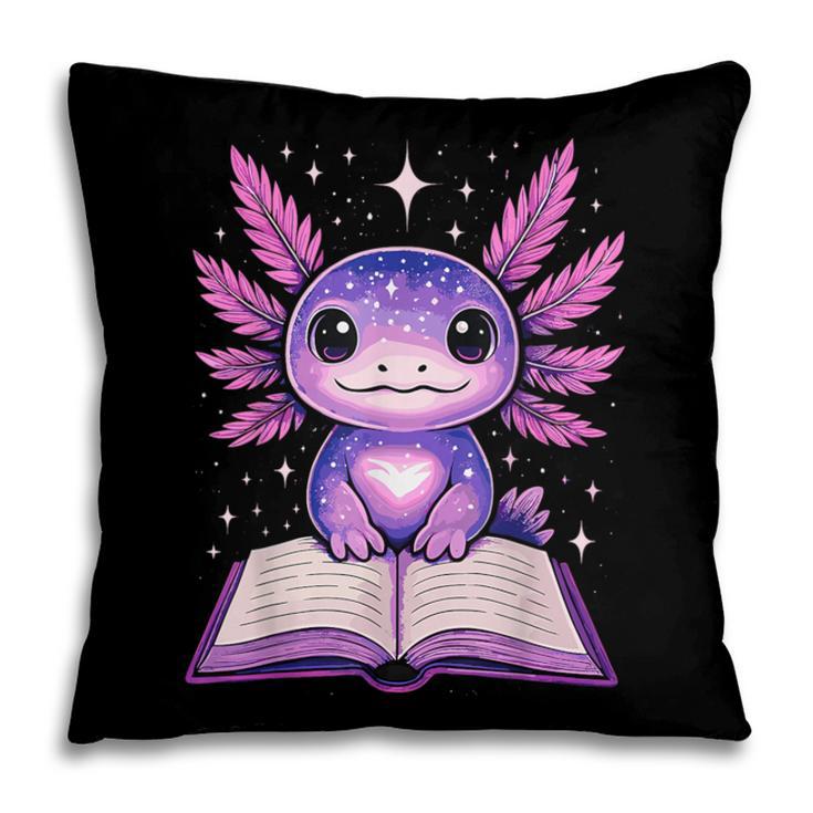 Kawaii Axolotl Cute Axolotls Reading Book Pillowcase Kawaii Axolotl Cute Axolotls Reading Book Pillowcase