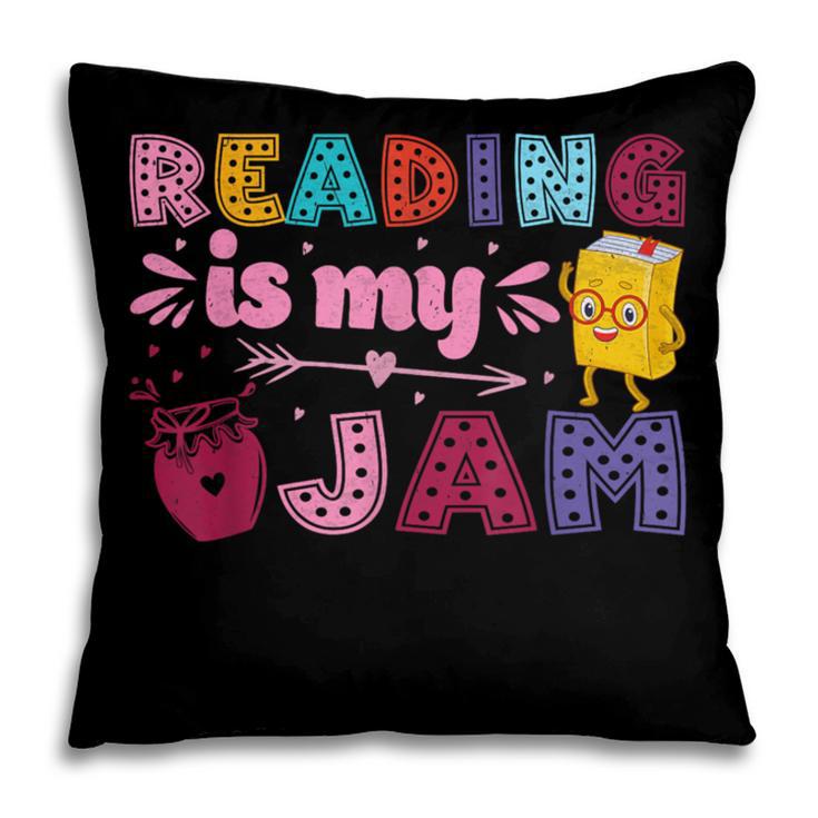 Kids Reading Book Lover Reading Is My Jam Pillowcase