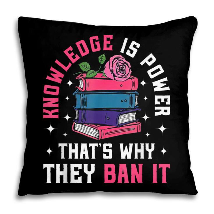 Knowledge Is Power Book Club Librarian Read Banned Books Pillowcase Knowledge Is Power Book Club Librarian Read Banned Books Pillowcase