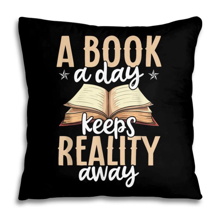 Librarian A Book A Day For Book Lover Reading Library Pillowcase