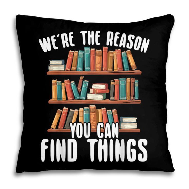 Librarian Reading Books Lover Library Pillowcase