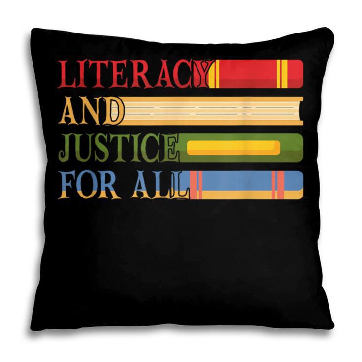 Literacy And Justice For All Reading Book Club Librarian Pillowcase Literacy And Justice For All Reading Book Club Librarian Pillowcase