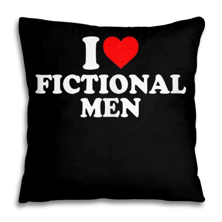 I Love Heart Fictional Men Simple Cute Books Reading Pillowcase