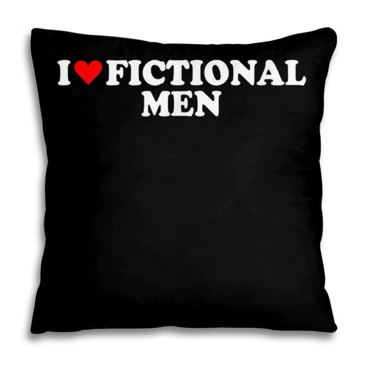I Love Heart Fictional Men Simple Cute Reading Books Pillowcase