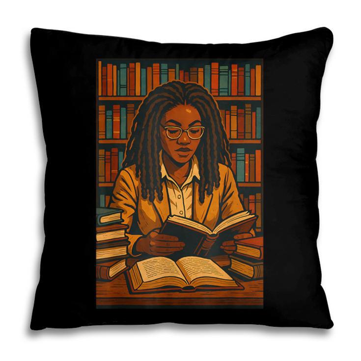 Melanin Girl Locs Book Lover Librarian Teacher Student Pillowcase Melanin Girl Locs Book Lover Librarian Teacher Student Pillowcase