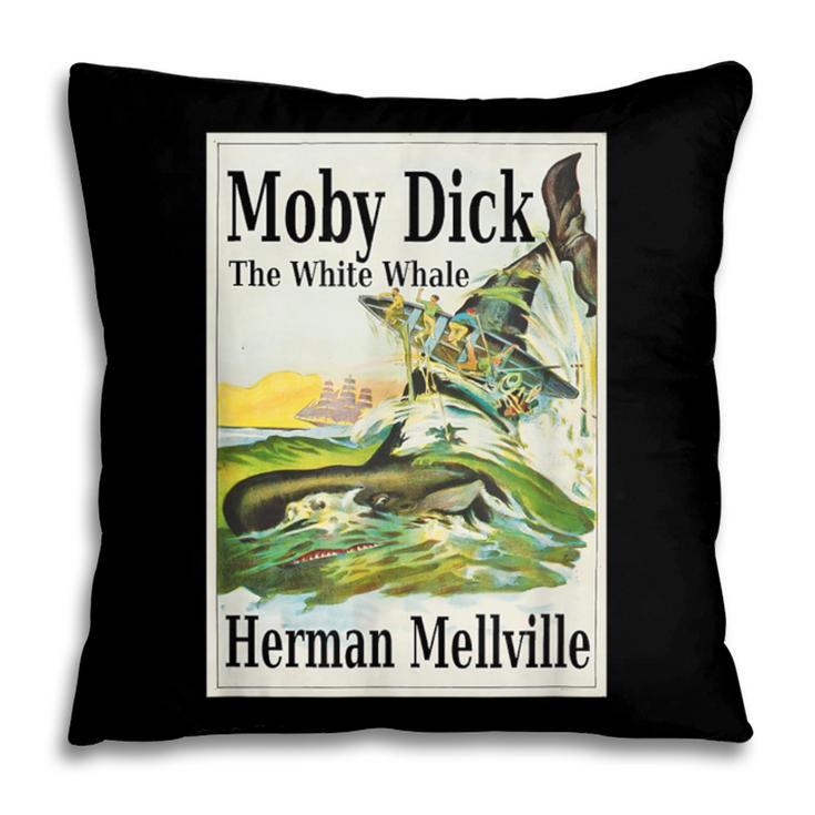 Moby Dick Book Cover Illustration Pillowcase