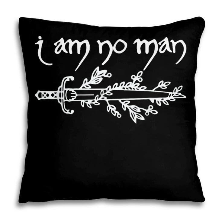 I Am No Man Reading Fandom Literature Book Lover Librarian Pillowcase