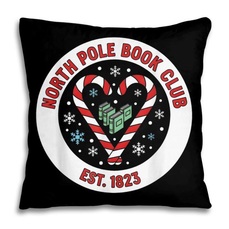 North Pole Book Club Shirt Candy Cane Christmas Pillowcase North Pole Book Club Shirt Candy Cane Christmas Pillowcase