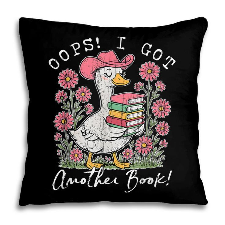 Oops I Got Another Book Goose Reading Humor Pillowcase Oops I Got Another Book Goose Reading Humor Pillowcase