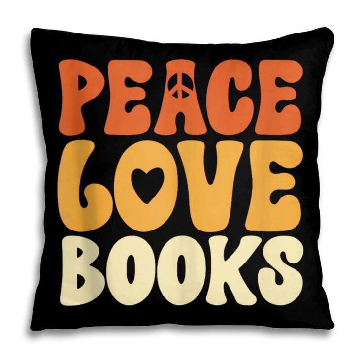 Peace Love Books Men Women Pillowcase Peace Love Books Men Women Pillowcase