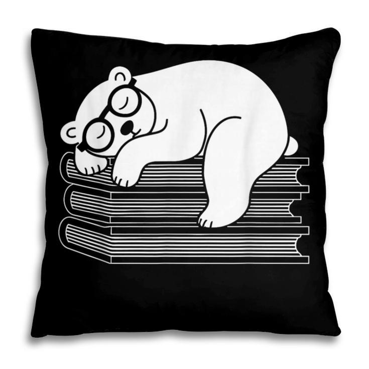Polar Bear Reading Book Pajama Sleep Pillowcase