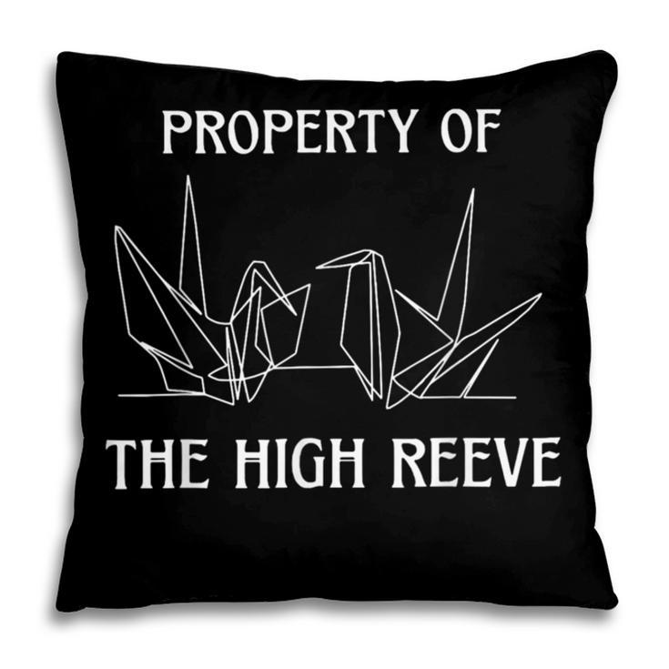 Property Of The High Reeve Bookish Manacled Dark Romance Pillowcase