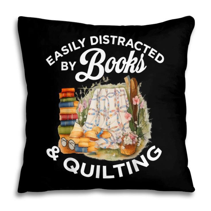 Quilting Sewing Machine Quilter Easily Distracted By Book Pillowcase Quilting Sewing Machine Quilter Easily Distracted By Book Pillowcase