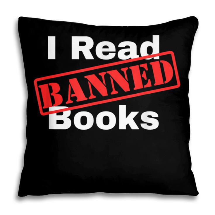 I Read Banned Books Censored Red Stamp Reading Librarian Pillowcase I Read Banned Books Censored Red Stamp Reading Librarian Pillowcase