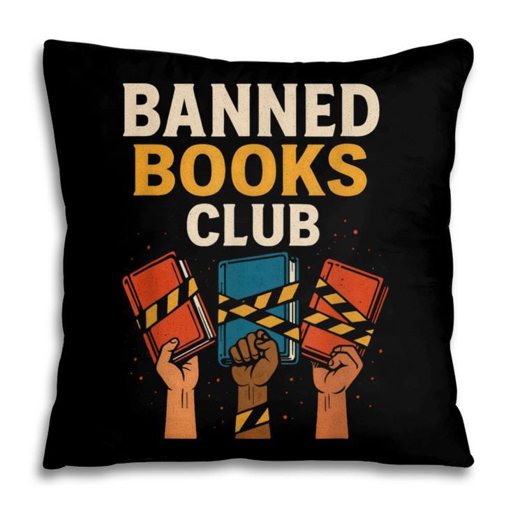 Read Banned Books Club Freely Anti-Censorship Librarian Pillowcase