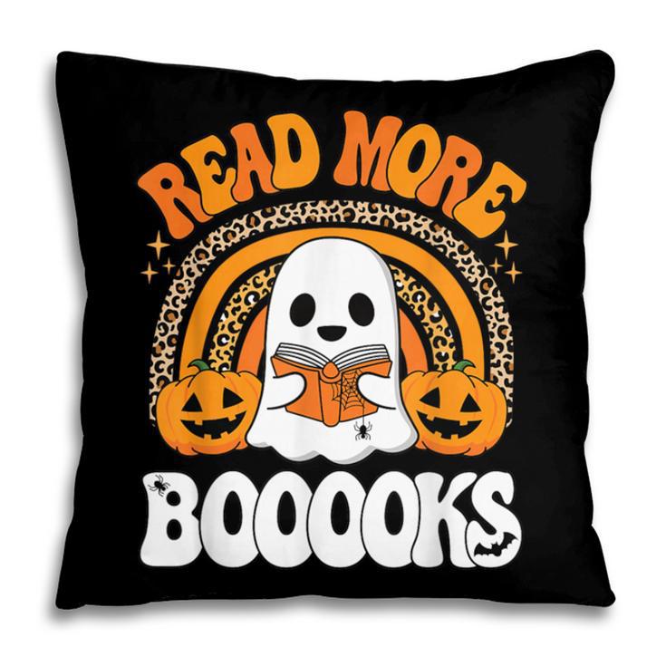 Read More Books Booooks Ghost Pumpkin Cute Teacher Halloween Pillowcase