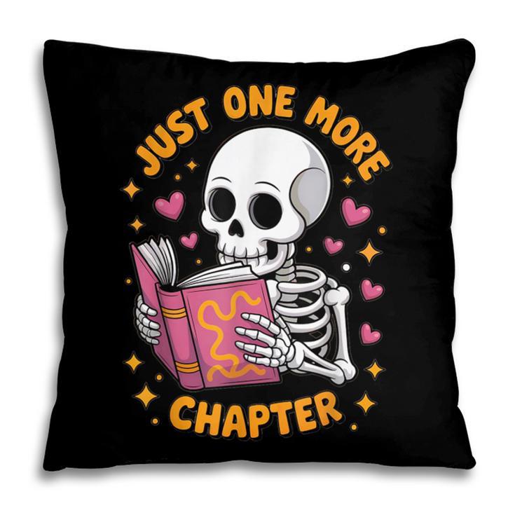 Read Books Lover Bookworm Cute Reading Just One More Chapter Pillowcase