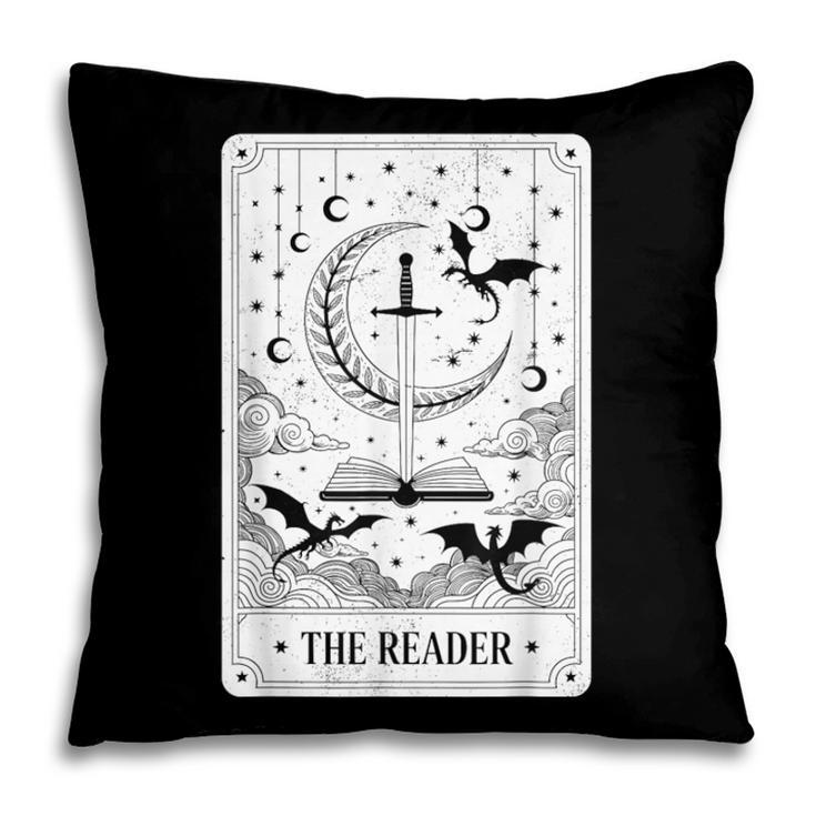 The Reader Tarot Card Bookworm Books Lover Dragon Librarians Pillowcase The Reader Tarot Card Bookworm Books Lover Dragon Librarians Pillowcase
