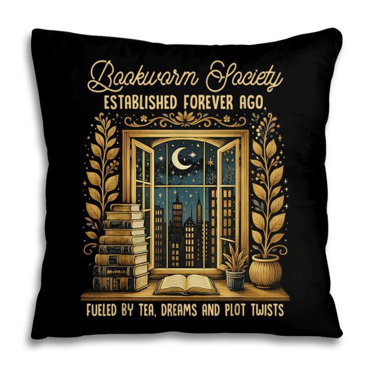 Reading Book Lover Bookish Readers Bookworm Society Pillowcase