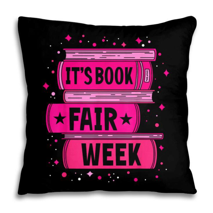Reading Books Its Book Fair Week Pillowcase