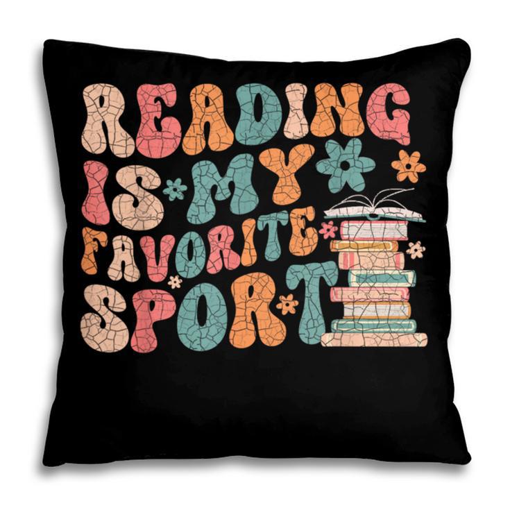 Reading Is My Favorite Sport Retro Groovy Book Lovers Pillowcase Reading Is My Favorite Sport Retro Groovy Book Lovers Pillowcase