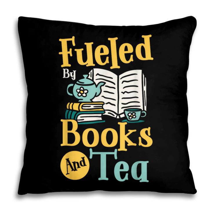Reading Hobby Bookshelves Library Fueled By Books And Tea Pillowcase