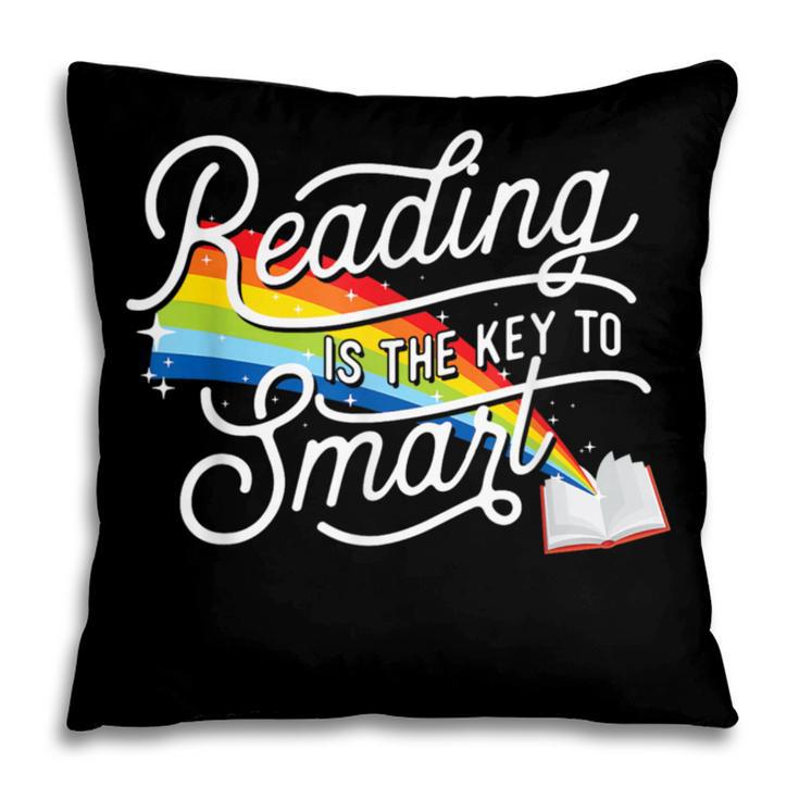 Reading Is The Key To Smart Book Lover Bookworm Reader Pillowcase Reading Is The Key To Smart Book Lover Bookworm Reader Pillowcase