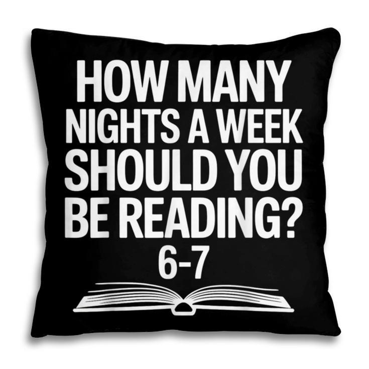 Reading Meme 6 To 7 Nights a Week Book Appreciation Pillowcase Reading Meme 6 To 7 Nights a Week Book Appreciation Pillowcase