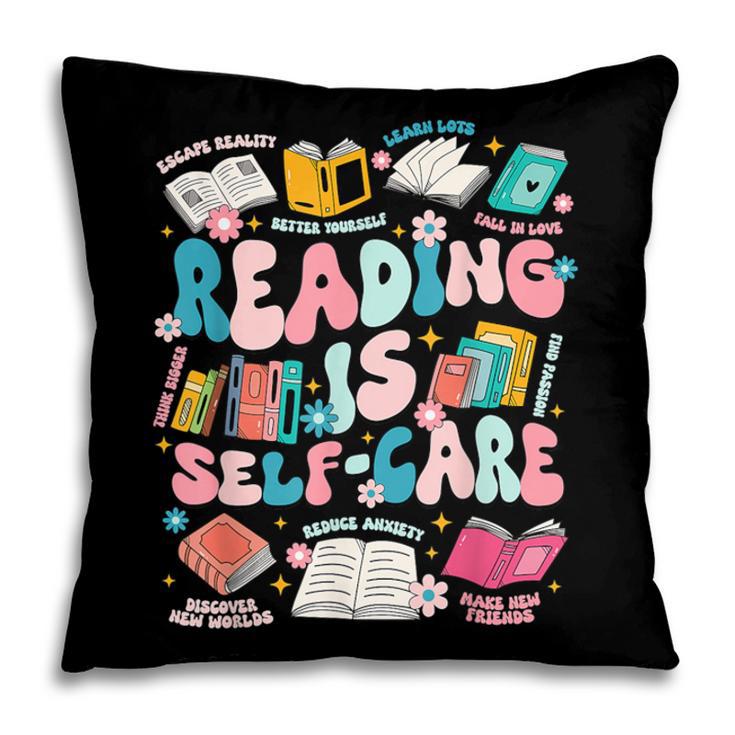 Reading Is Self-Care Book Lover Teacher Student Men Women Pillowcase