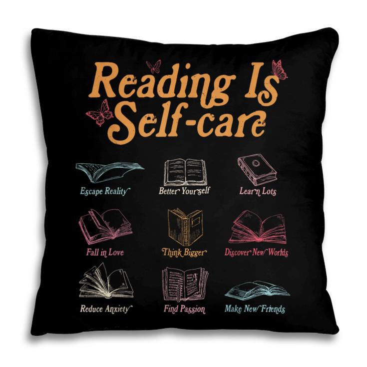 Reading Is Self Care Mental Health Read More Book Pillowcase Reading Is Self Care Mental Health Read More Book Pillowcase