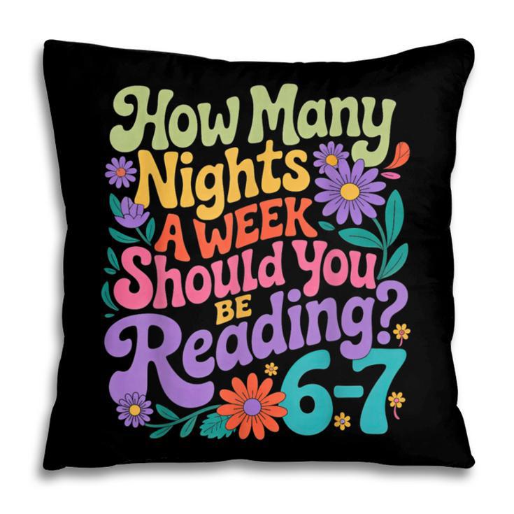 Reading Six Seven Meme Book Lover 67 Teacher 6 7 Pillowcase