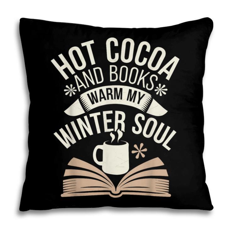 Reading All Winter Cozy Book Lover And Literary Escape Pillowcase