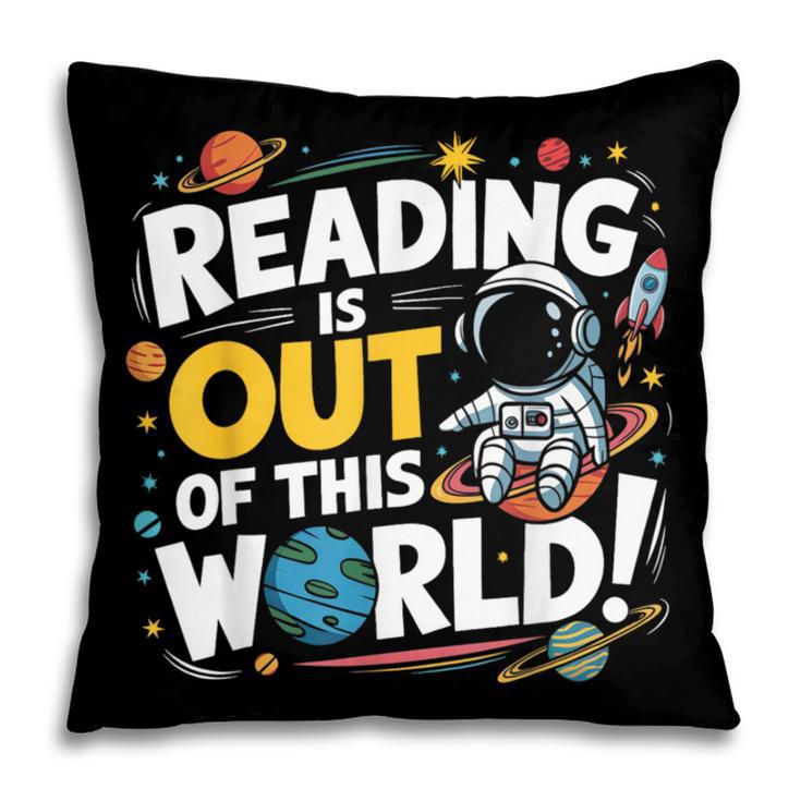 Reading Is Out Of This World Space Book Lover Kids Pillowcase