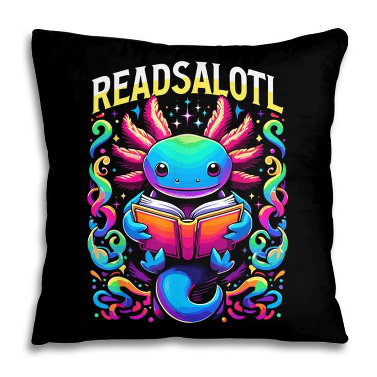 Readsalotl Axolotl Book Lovers Axolotls Pillowcase Readsalotl Axolotl Book Lovers Axolotls Pillowcase