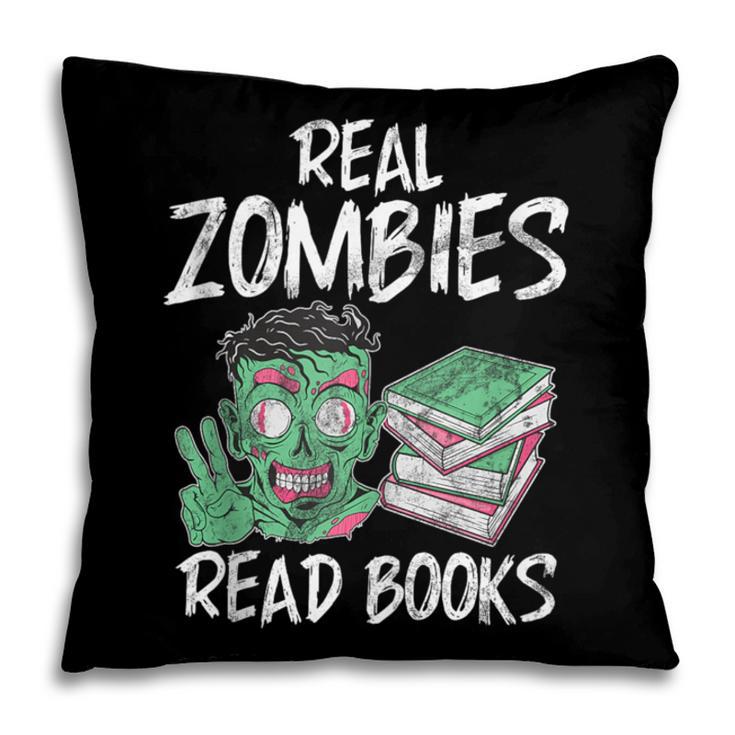 Real Zombies Read Books Zombie Pillowcase