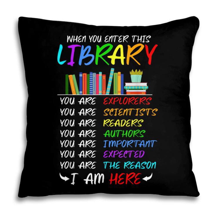Retro Librarian Book Reader Library Book Reading Pillowcase