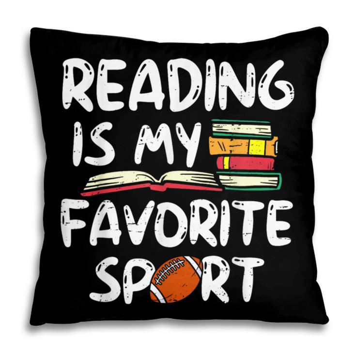 Retro Reading Is My Favorite Sport Football World Book Day Pillowcase Retro Reading Is My Favorite Sport Football World Book Day Pillowcase