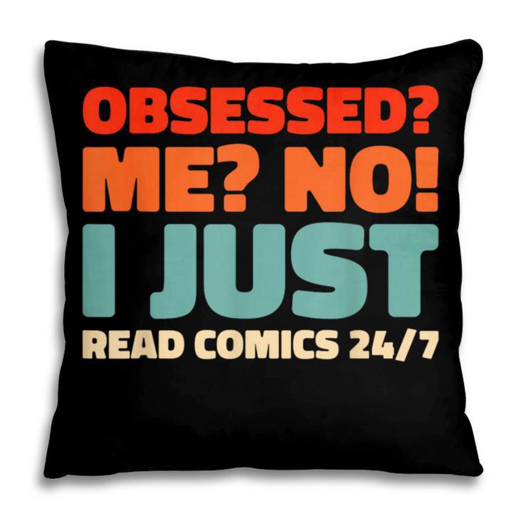 Retro Superheroes Art Graphic Novels Vintage Comic Books Pillowcase