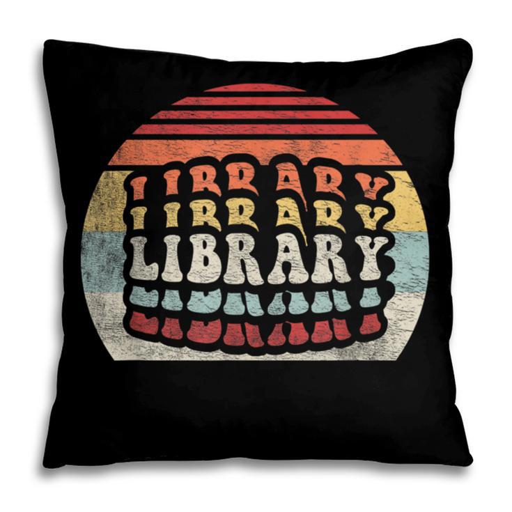 Retro Vintage Bookworm Library Shirt Book Lover Pillowcase