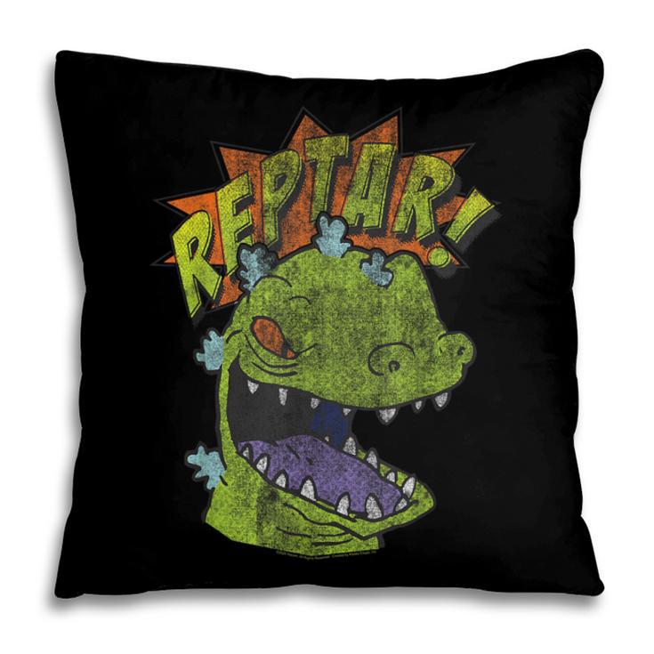 Rugrats Reptar Distressed Comic Book Style Cartoon Pillowcase