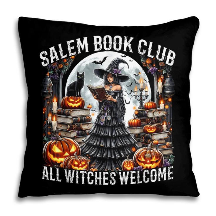 Salem Book Club Gothic Witch Vintage Halloween Art Pillowcase Salem Book Club Gothic Witch Vintage Halloween Art Pillowcase