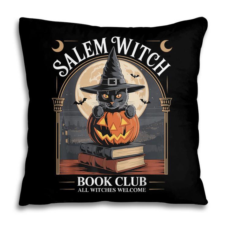 Salem Witch Book Club All Witches Welcome Halloween Reading Pillowcase Salem Witch Book Club All Witches Welcome Halloween Reading Pillowcase