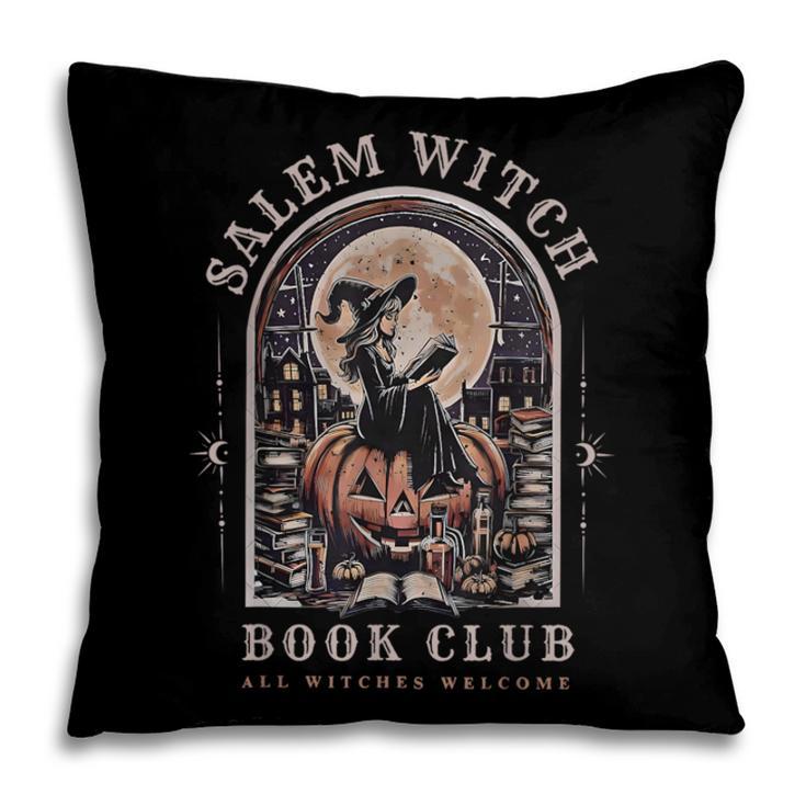 Salem Witch Book Club All Witches Welcome Spooky Halloween Pillowcase Salem Witch Book Club All Witches Welcome Spooky Halloween Pillowcase