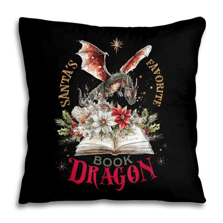 Santa's Favorite Book Dragon Christmas Magic Pillowcase