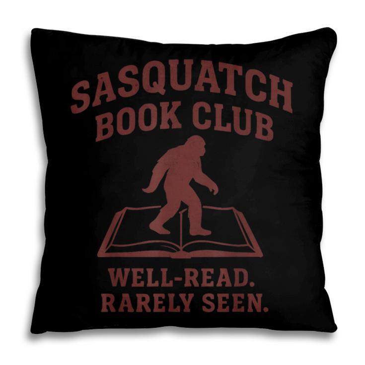 Sasquatch Book Club Bigfoot Reading Cryptid Vintage Pillowcase