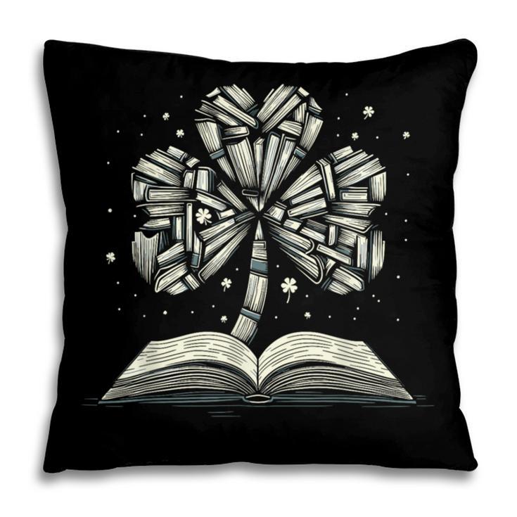 Shamrock Books St Patricks Day Bookworm Librarian Pillowcase Shamrock Books St Patricks Day Bookworm Librarian Pillowcase